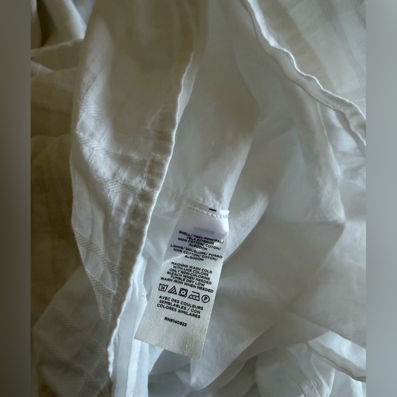 Loft White Boho Eyelet Cotton Dress - Picture 6 of 7